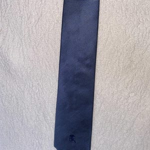 Vintage Countess Mara Tie – Blue Woven Silk Necktie, Classic New York Brand