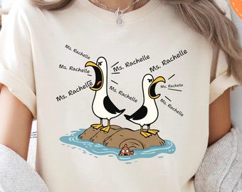 Funny Teacher Shirt, Comfort Colors Teacher Shirt, Teacher Shirt With Seagulls, Teacher Humor Shirt, Funny Animal Teacher Tee, Teacher Gift