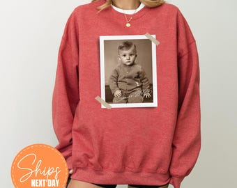 Custom Senior 2026 Hoodie Sweater, Add Your Photo Class Of 2026 Photo Graduation
