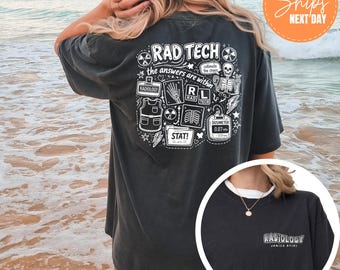 Personalized X-Ray Tech Shirt, Custom Radiology Technologist Tee, Rad Tech Week Gift