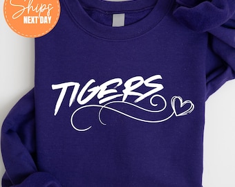 Custom Team Name Sweatshirt | Heart Spirit Wear, High School Game Day Crewneck