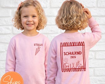 Schoolchild 2026 Sweatshirt | Personalized Name & Year Pullover | Back to School Gift