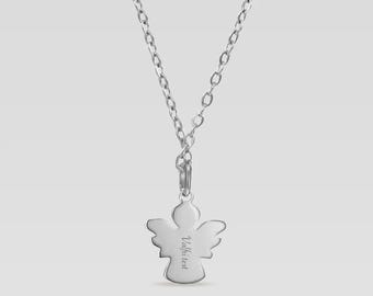 Thomas Sabo autentico ciondolo a forma di cuore in argento Sterling con angelo custode, ciondolo di protezione / ciondolo per bracciale - Italia