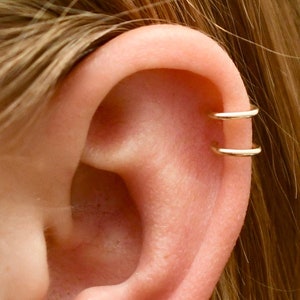 Double Wire • Ear Cuff • Cartilage Ear Cuff • Helix Ear Cuff • Ear Cuffs • Helix Ear Cuff • Minimalist Ear Cuff • Dainty Ear Cuff • EC647