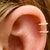 Crown Ear Cuff Ear Wrap Helix Ear Cuff Non Pierced Cartilage Ear Cuff