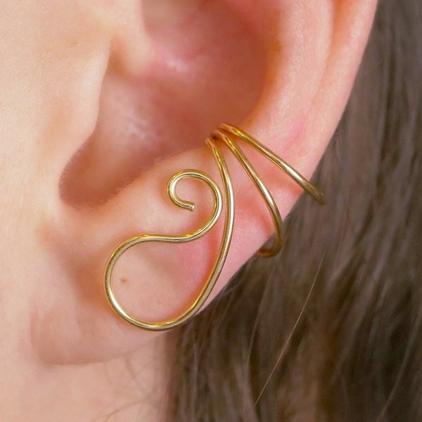 Ear Saver • Ear Wrap • Ear Cuff • Ear Wraps • Ear Cuffs • Clip on Earrings • Non Pierced • Gold Ear Cuffs • Rose Gold Ear Cuffs • EW103