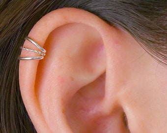Delicate Twist • Ear Cuff • Helix Ear Cuff • Ear Cuffs • Ear Wrap • Cartilage Ear Cuff • Helix Ear Cuffs • Fake Piercing • EC621