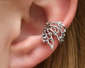 Butterfly Wing Ear Cuff • Sterling Silver • Decorate Without Piercing • EC306