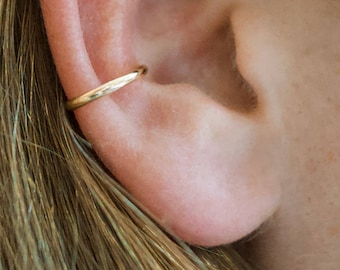 Gold Ear Cuff SGC1 Band Ear Cuff Silver Cuff Ear Cuff Thin Ear Cuff Plain Ear Cuff Sieraden Oorbellen Manchet- & wrapoorbellen Gold Ear Cuff Small Ear Cuff Gold Filled Ear Cuff 