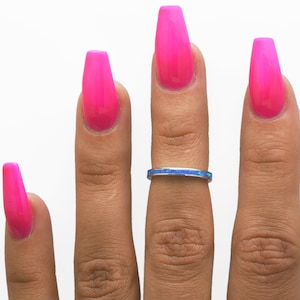 2mm Opal • Midi Ring • Midi Rings • Opal Ring • Minimalist Ring • Stacking Ring • Minimalist Ring • Toe Rings • Knuckle Rings • Opal • TR68