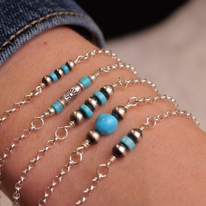 The Navajo Pearl Anklets