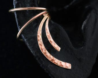 Curve Ear Cuff • Rose Gold, Gold Filled, or Sterling Silver • Decorate Without Piercing • EW101