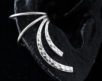 Curve Ear Cuff • Sterling Silver or Gold Filled • Decorate Without Piercing • EW101