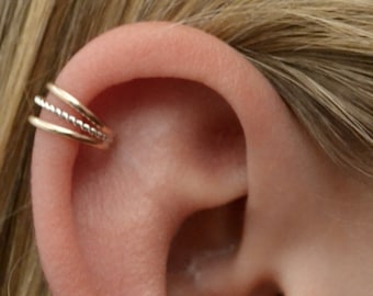 Dainty Ear Cuff •PIERCED or NON PIERCED Ear Cuff • Ear Cuffs•Helix Earring •Cartilage Earring •Pierced Ear Cuff-Gold Ear Cuff-Helix piercing