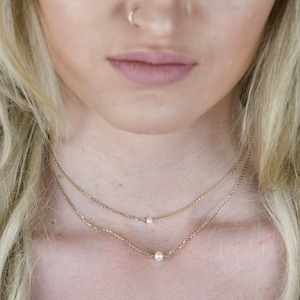 Pearl Choker • Choker • Gold Choker Necklace • Layered Pearl Choker • Dainty Pearl Choker • Bridesmaid Gift • Wedding Jewelry • Gift for Her