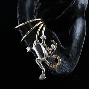 Frog Ear Cuff • Two-Toned • Non Pierced Jewelry • EW119