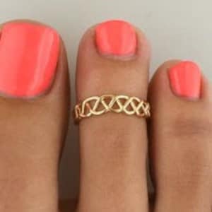 Open Weave • Adjustable Toe Ring • Toe Ring • Toe Rings for Women • Toe Rings • Gift for Her • Foot Jewelry • Free Form • TRA11