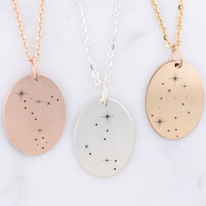 Constellation Necklace Personalized • Customized Zodiac Necklace • Star Map Necklace • Personalized Star Necklace • Birthday Gift For Her