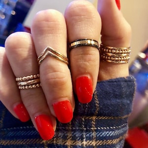 Midi Rings • Gold Filled • Minimalist Ring •Simple Ring • Stacking Ring • Select One Style • Assorted Prices • Knuckle Rings • Toe Rings