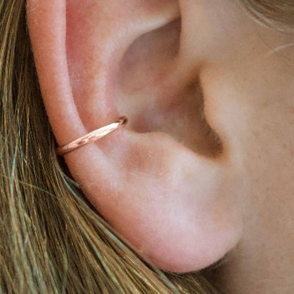 Small • Ear Cuff • Ear Wrap • Gold Ear Cuff • Rose Ear Cuff • Silver Ear Cuff • Minimalist Ear Cuff • Conch Ear Cuff • Middle Fit • EC313