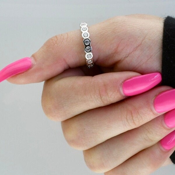 Diamond Thumb Ring Etsy