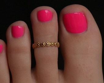 Blossom • Toe Ring • Sized Toe Rings • Toe Rings • Pinky Rings • Midi Rings • Hawaiian Toe Rings • Stackable Rings • TR32