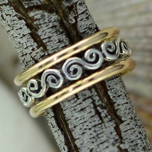 WXNPA Anneaux pour femmes, 7 anneaux de doigt bohème, anneau réglable avec  ouverture, Pour femmes et filles