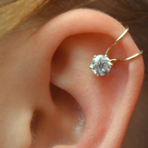 5mm CZ • Ear Cuff • Ear Wrap • Helix Ear Cuff • Ear Cuffs • Ear Wraps • Diamond Ear Cuffs • Diamond Helix Cuffs • Cartilage Ear Cuff • EC803