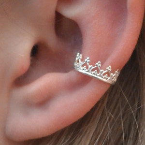 Crown • Ear Cuff • Ear Wraps • Ear Cuffs • Non Pierced • Conch Ear Cuff • Statement Ear Cuff • Middle Fit Ear Cuff • Gift for Her • EC333