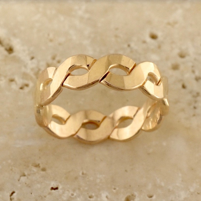 Wide Braid Adjustable Toe Ring Toe Rings Midi Ring Etsy