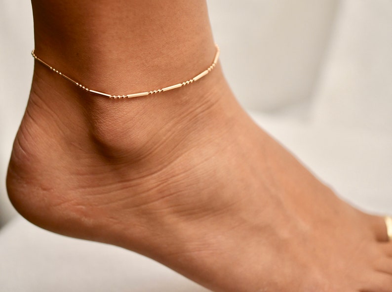 Rose Gold Anklet Anklets Gold Anklet Layered Anklets Etsy