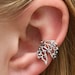 Ear Cuff • Butterfly Wing • Ear Wrap • EarCuff •Silver Ear Cuff •Ear Cuff no piercing- butterfly earring- a gift for her - EC 306