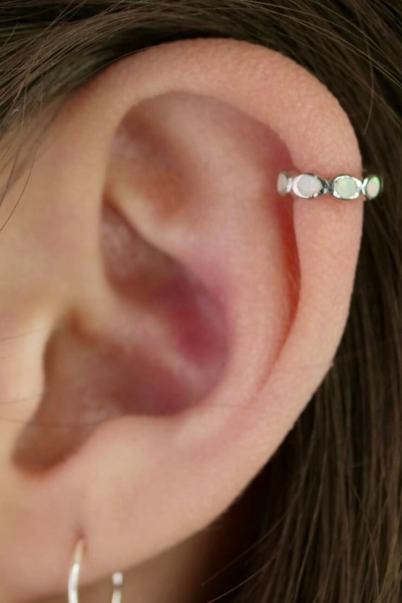 Opal Dots Ear Cuff Helix Ear Cuffs Ear Cuffs Cartilage Ear Cuff Opal Ear Cuffs Opal Ear Cuff Opal Jewelry Small Round Etsy Canada