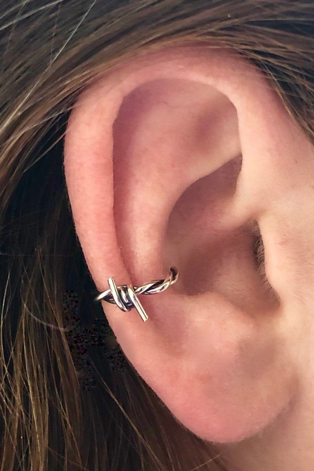 Barbed Wire • Ear Cuff • Conch Ear Cuff • Barbed Wire Ear