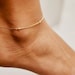 Simple Anklet • Anklet • Gold Anklets • Anklets • Anklets for Women • Ankle Bracelet • Gift for Her • Anklet • ANK02