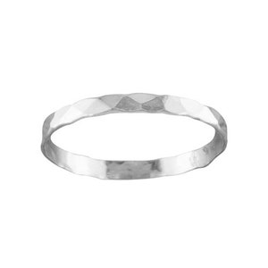 Hammered Classic • Anello per le dita dei piedi • Anelli per le dita dei piedi • Anelli midi • Anello per le nocche • Anello per le dita dei piedi in argento • Anello per le dita dei piedi impilabile • Anello minimalista • TR01-H