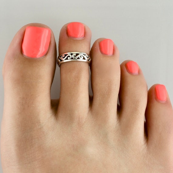 Full circle toe rings deals