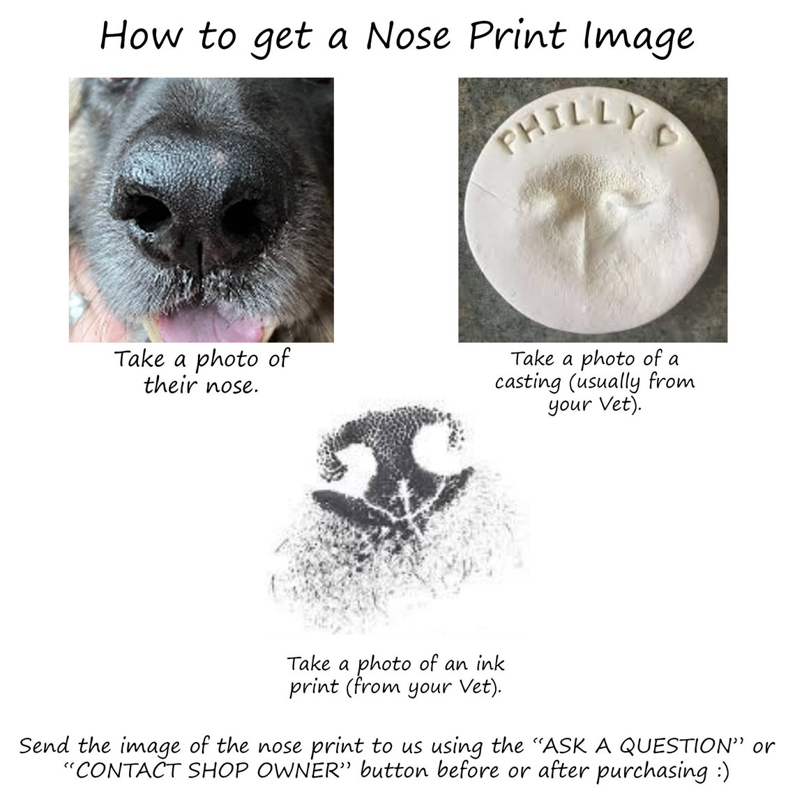 Actual Dog Nose Print Necklace Real Dog Nose Print Jewelry Etsy actual-dog-nose-print-necklace-real-dog-nose-print-jewelry-etsy