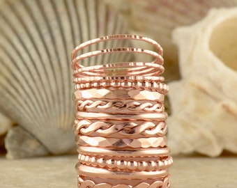 Rosegold Zehenringe • Zehenringe • Midi Ring • Wählen Sie eine Stil • Verschiedene Preise • Minimalistischer Ring • Zierlicher Ring • Einfacher Ring • Knöchelring