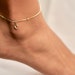 Moon Anklet, Silver Moon Anklets, Anklet• Anklets• Ankle Bracelet• Anklets for Women• Ankle Chain• Celestial Anklet• Gift for Her• ANK02