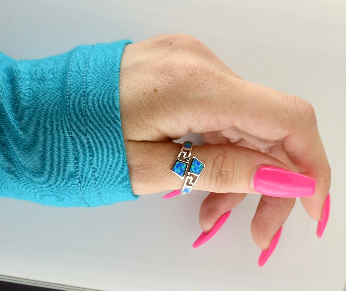 Thumb Ring Opal Thumb Rings Thumb Rings for Women Etsy