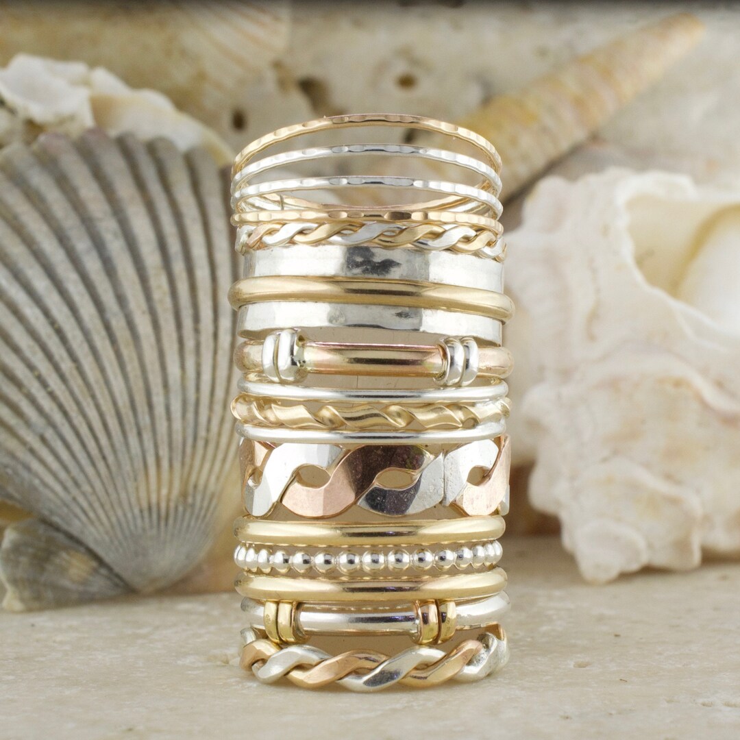 Two Tone Toe Rings • Select One Style • Assorted Styles • Custom Fitted ...