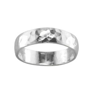 Bold Hammered • Toe Ring • Toe Rings • Sterling Toe Ring • Fitted Toe Ring • Midi Ring • Stackable Toe Ring • Stacking Toe Rings • TR03-H