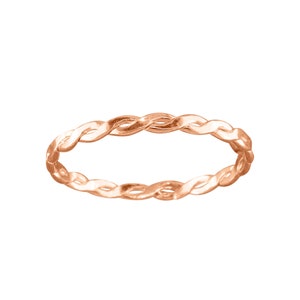 Braid • Toe Ring • Toe Rings • Rose Gold Toe Rings • Midi Rings • Minimalist Ring • Stackable Rings • Thin Ring • Dainty Toe Rings • TR04