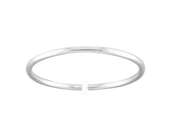 Anello sottile regolabile per dita dei piedi • Argento sterling o oro riempito • TRA00