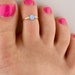 Opal Bead Toe Ring • Adjustable Toe Ring • Toe Rings • Opal Midi Ring • Opal Jewelry • Opal Ring • Gift for Her - TRA82