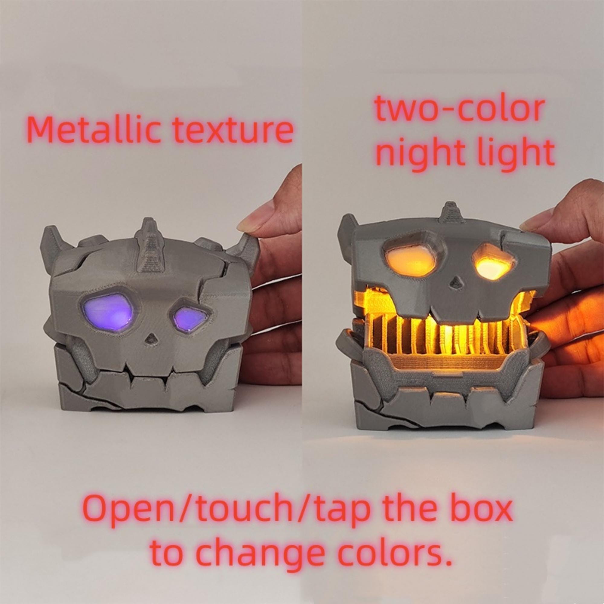 3D Printed Zelda Bokoblin Chest Treasure Chest With Light, NS