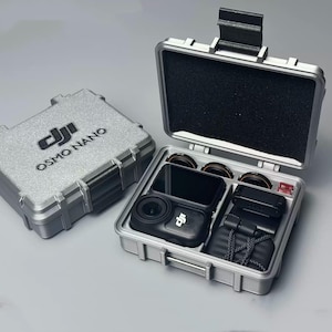 3D printed DJI Osmo Carrying Case, osmo nano Waterproof Protective Box, DJI Portable Storage Bag, Shockproof Travel Case, Camera Accessories