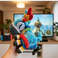 Self-design Kass Plushie with music from Legend of Zelda, BotW Musical Bird Collectible, Breath of the Wild Inspired Plush,Zelda Gamer Gift product logo