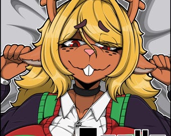 Noelle Holiday Deltarune furry dakimakura